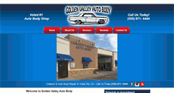 Desktop Screenshot of goldenvalleyautobody.com